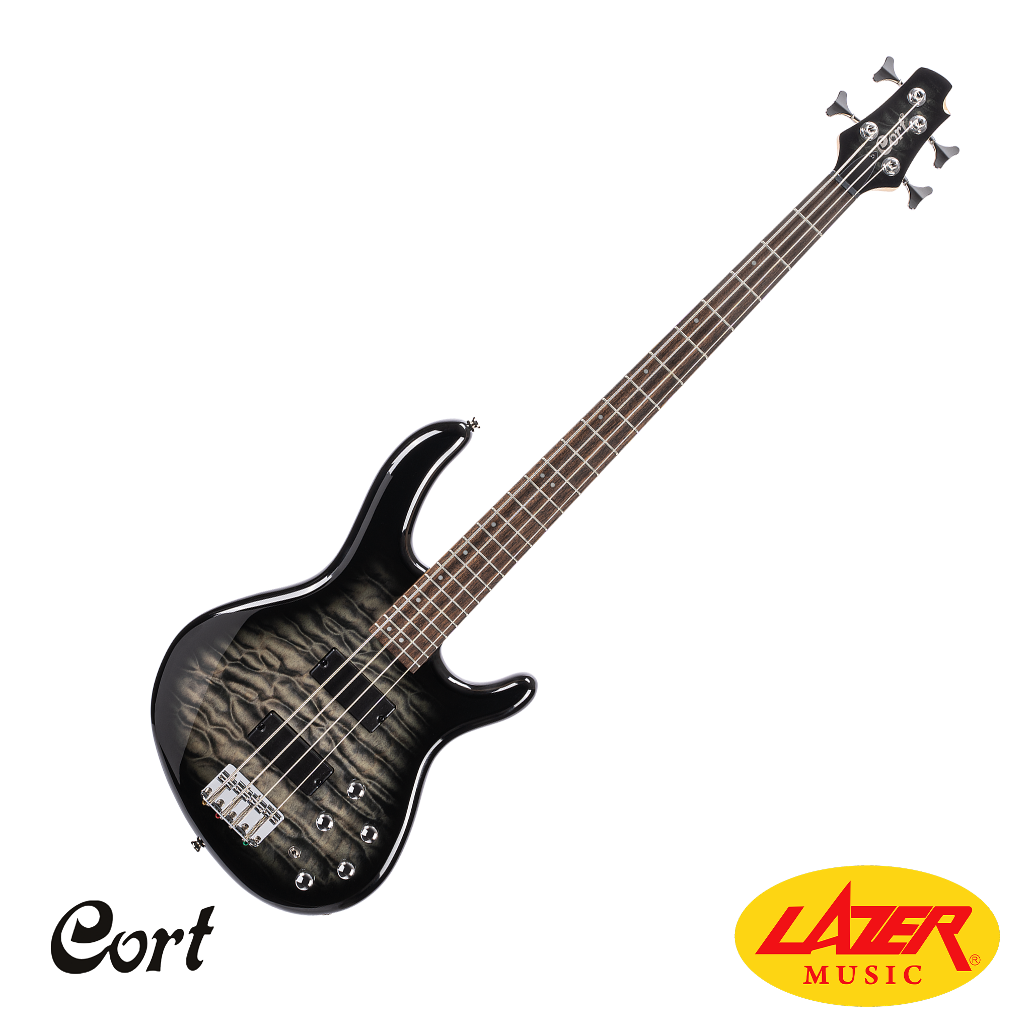 Cort DLX-PLUS Bass Guitar (Grey)